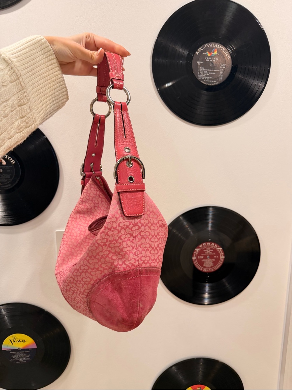 Coach Pink Shoulder Bag